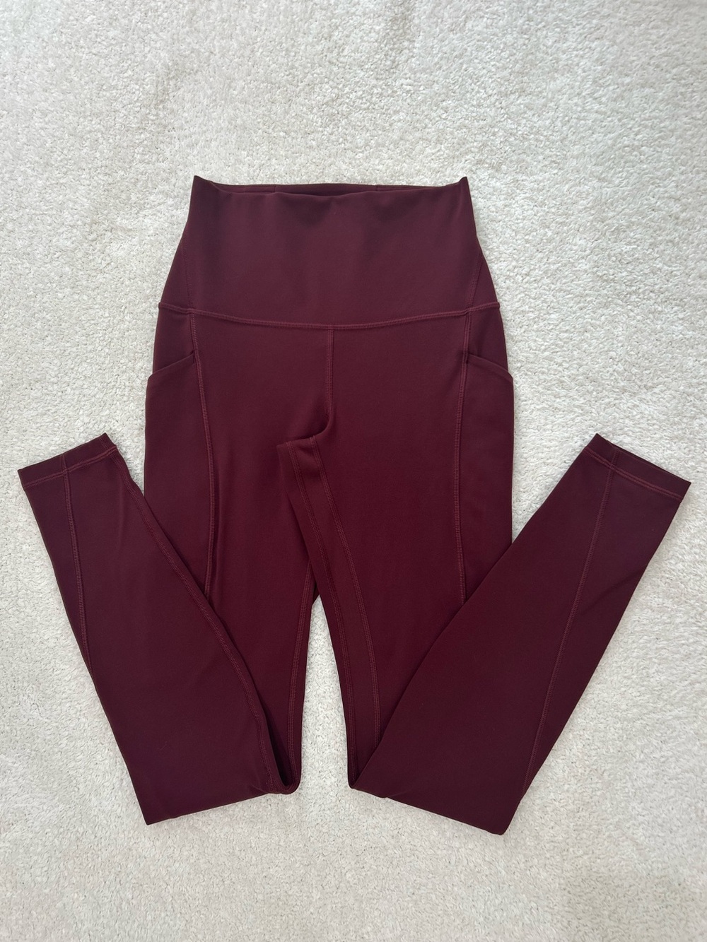 Lululemon Align High Rise Pant with Pockets Size 4
Mulled Wine Burgundy Pockets